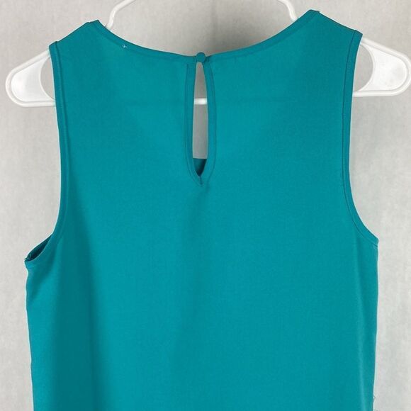 Sugarlips Fringe Sheath Dress XS Turquoise Sleeveless - Picture 6 of 10